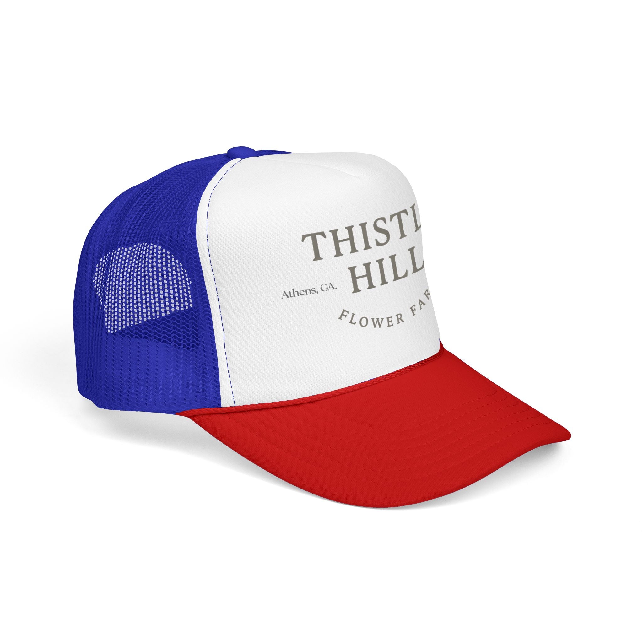 Thistle Hill Flower Farm Foam Trucker Hat (GREY)
