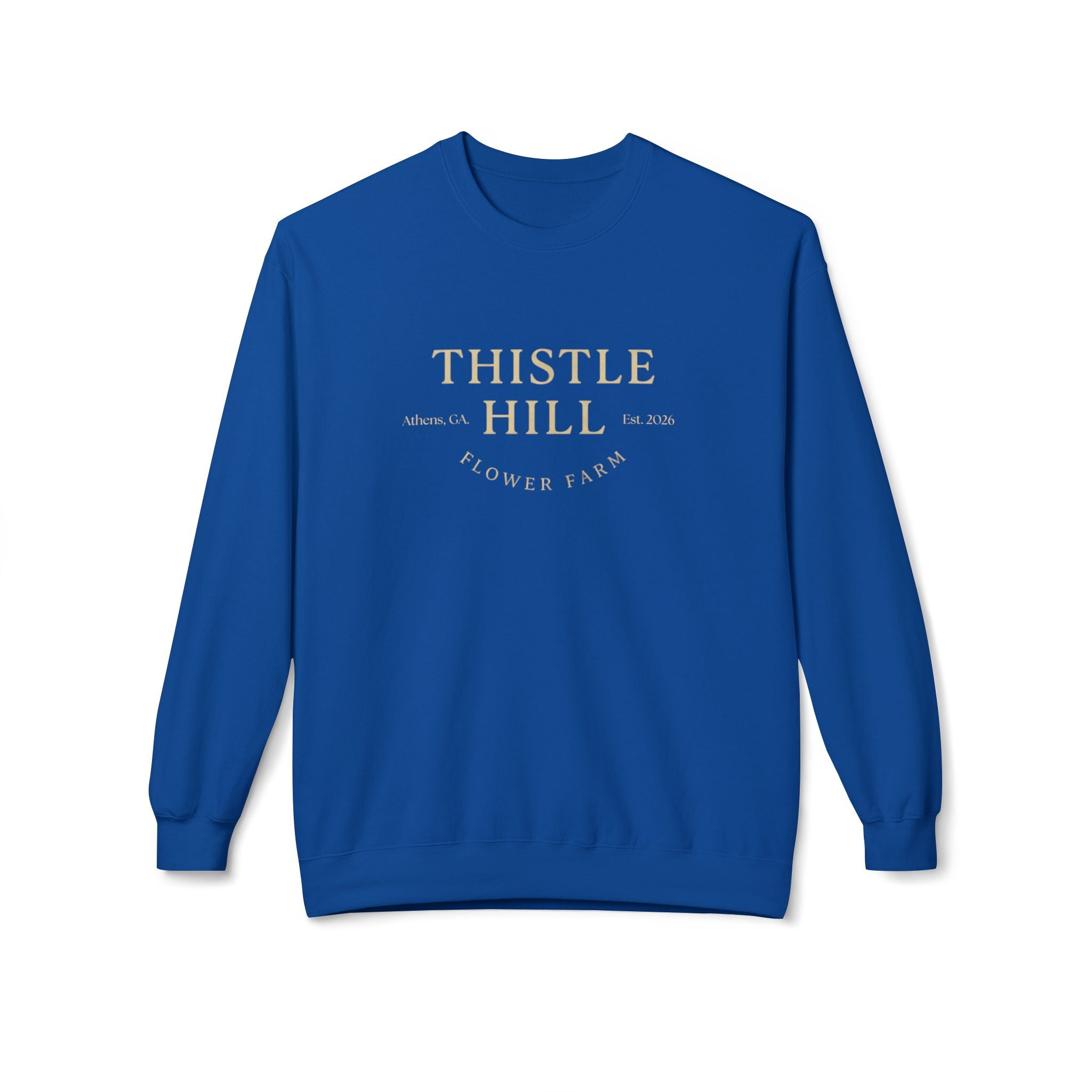 Midweight Softstyle Fleece Crewneck Sweatshirt (TAN)