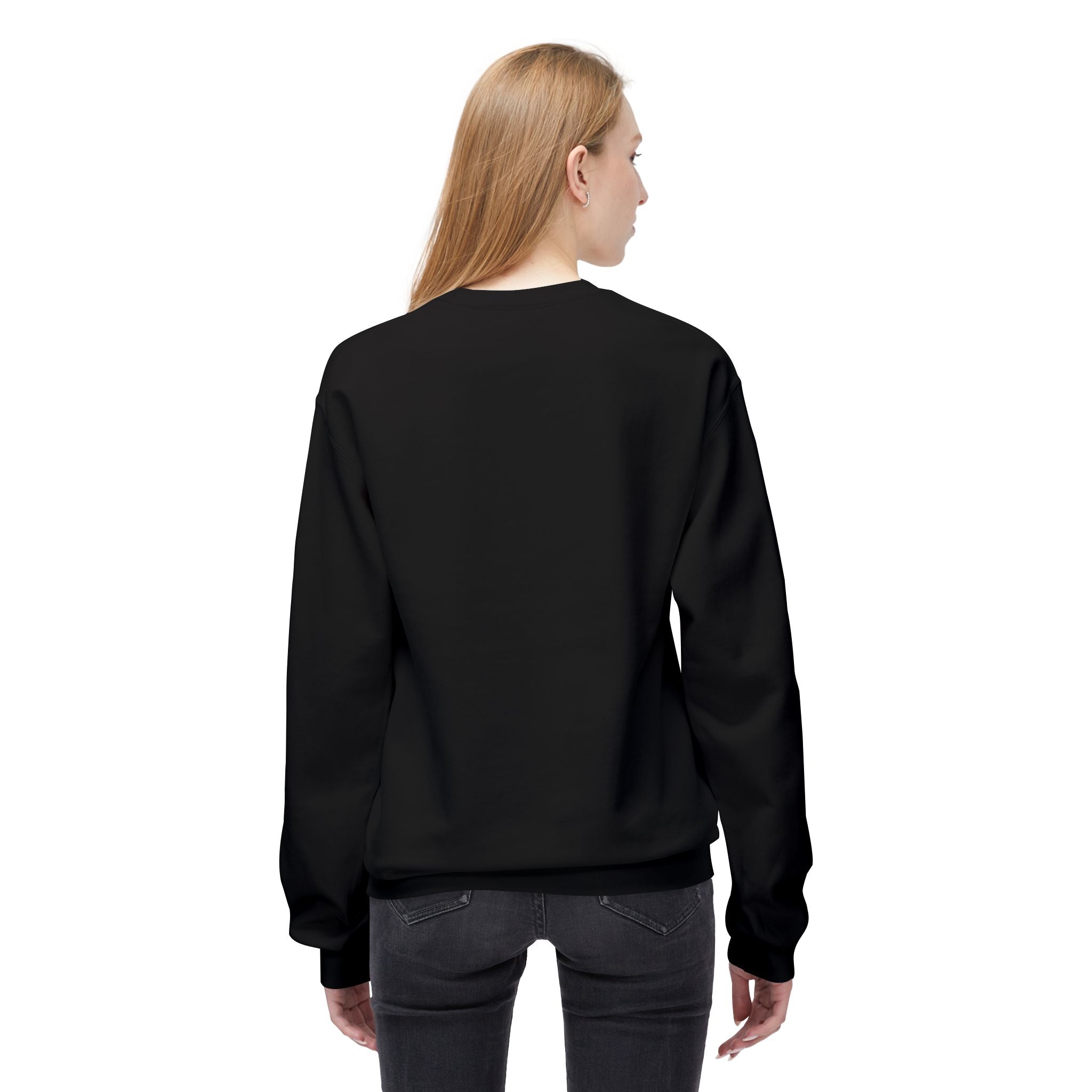 Midweight Softstyle Fleece Crewneck Sweatshirt (white)