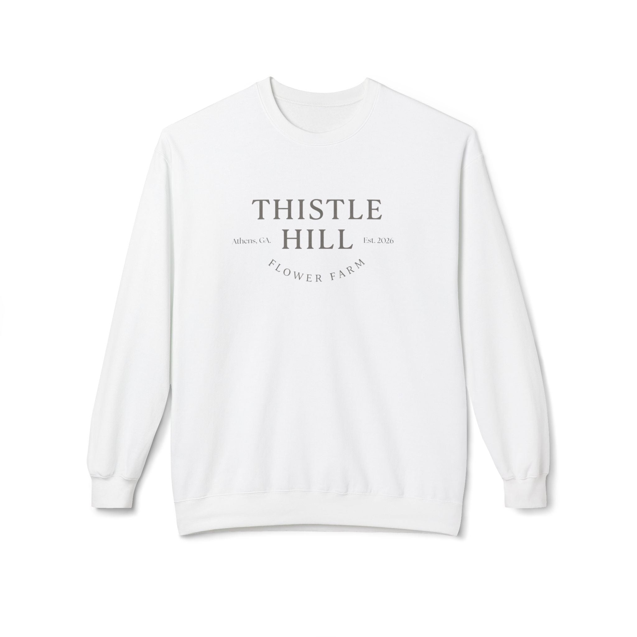 Midweight Softstyle Fleece Crewneck Sweatshirt (GREY)