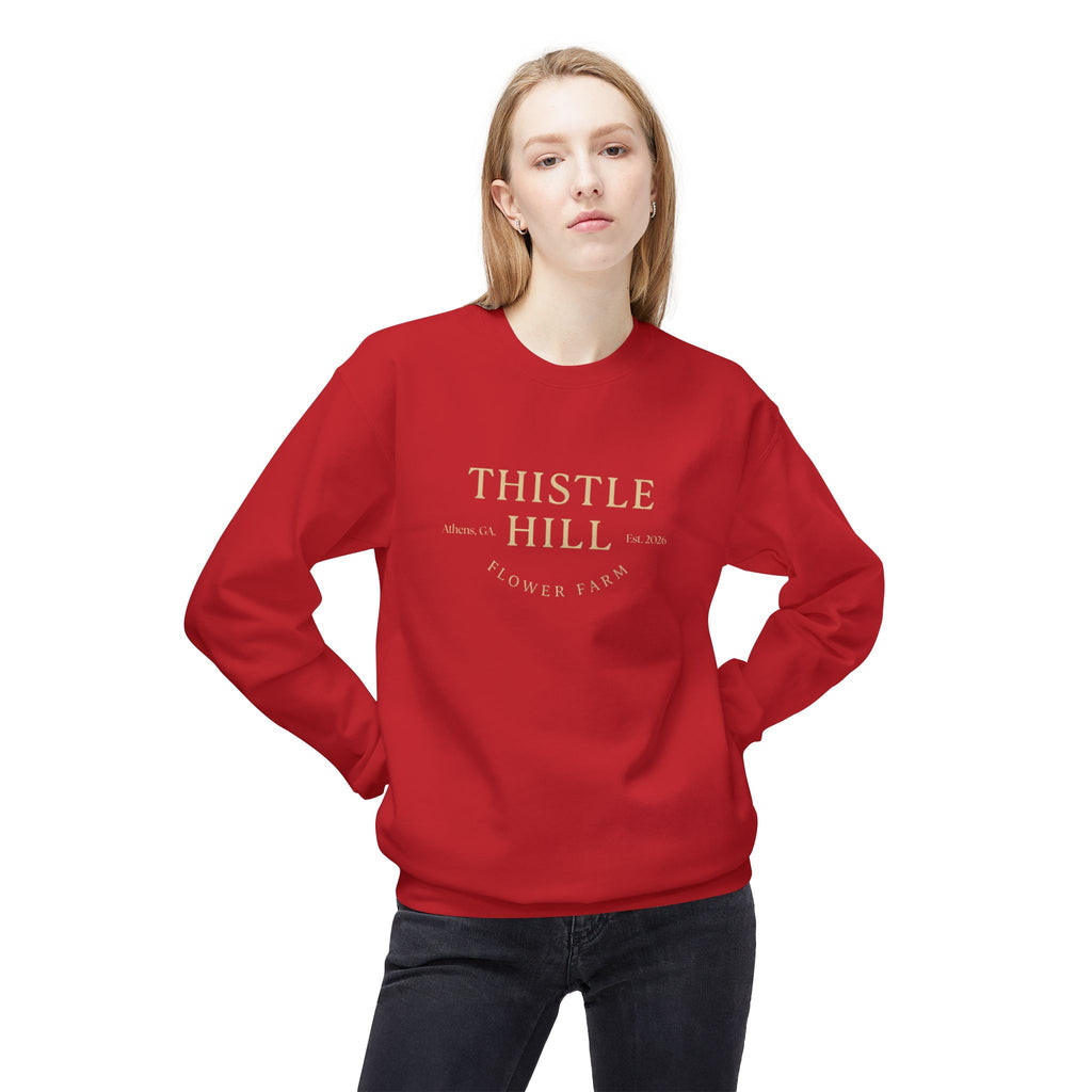 Midweight Softstyle Fleece Crewneck Sweatshirt (TAN)