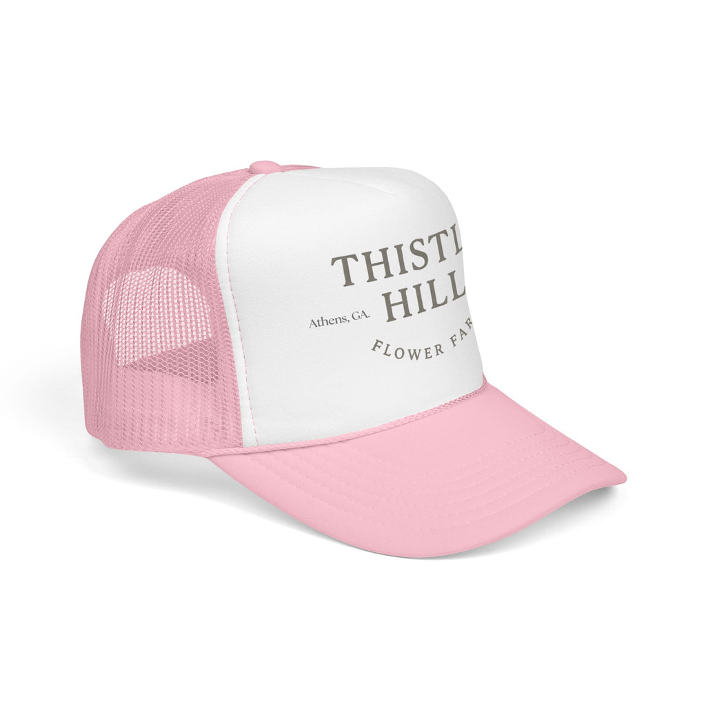 Thistle Hill Flower Farm Foam Trucker Hat (GREY)