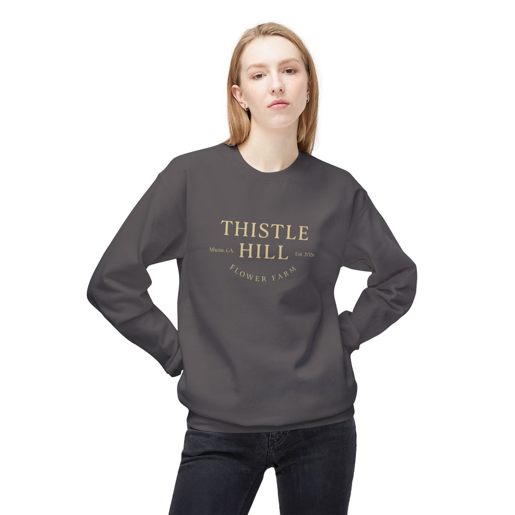 Midweight Softstyle Fleece Crewneck Sweatshirt (TAN)