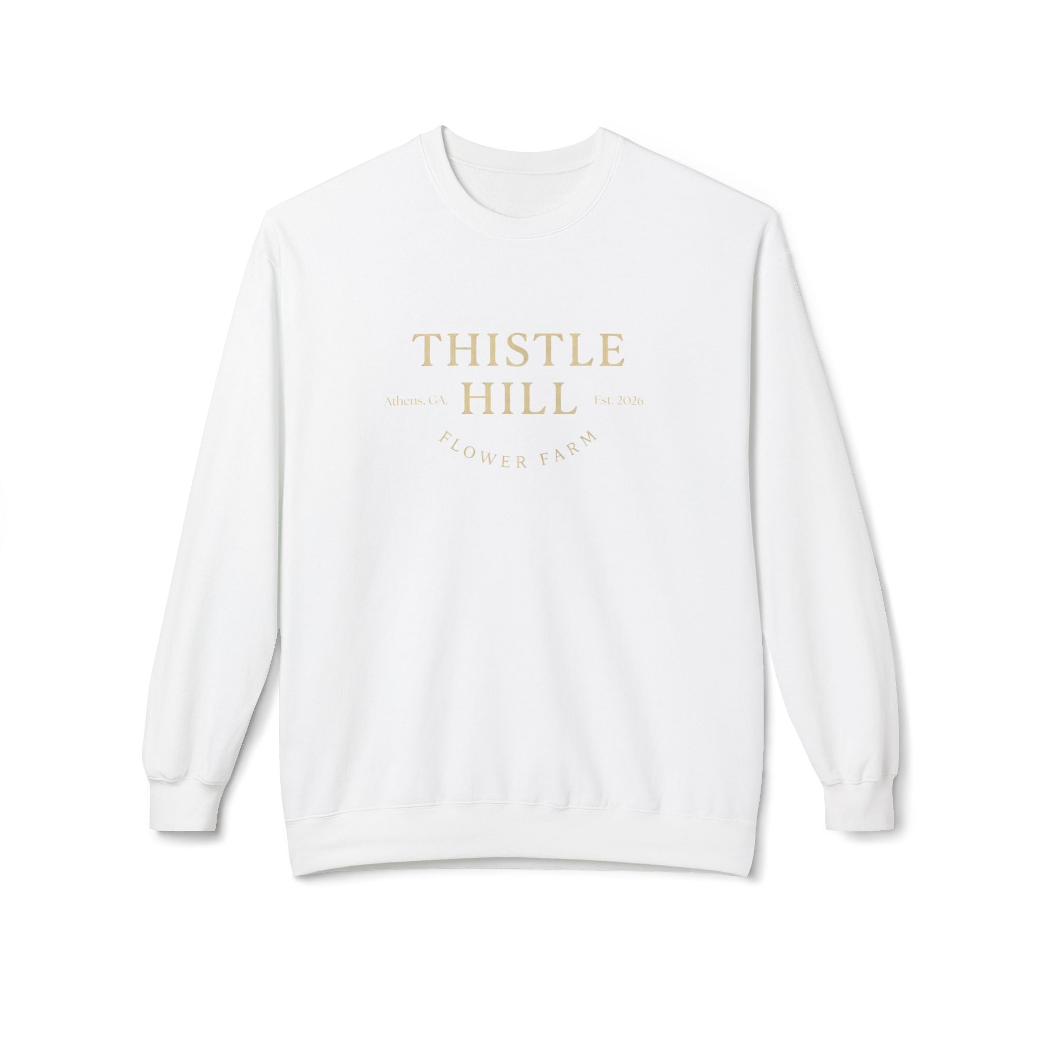 Midweight Softstyle Fleece Crewneck Sweatshirt (TAN)