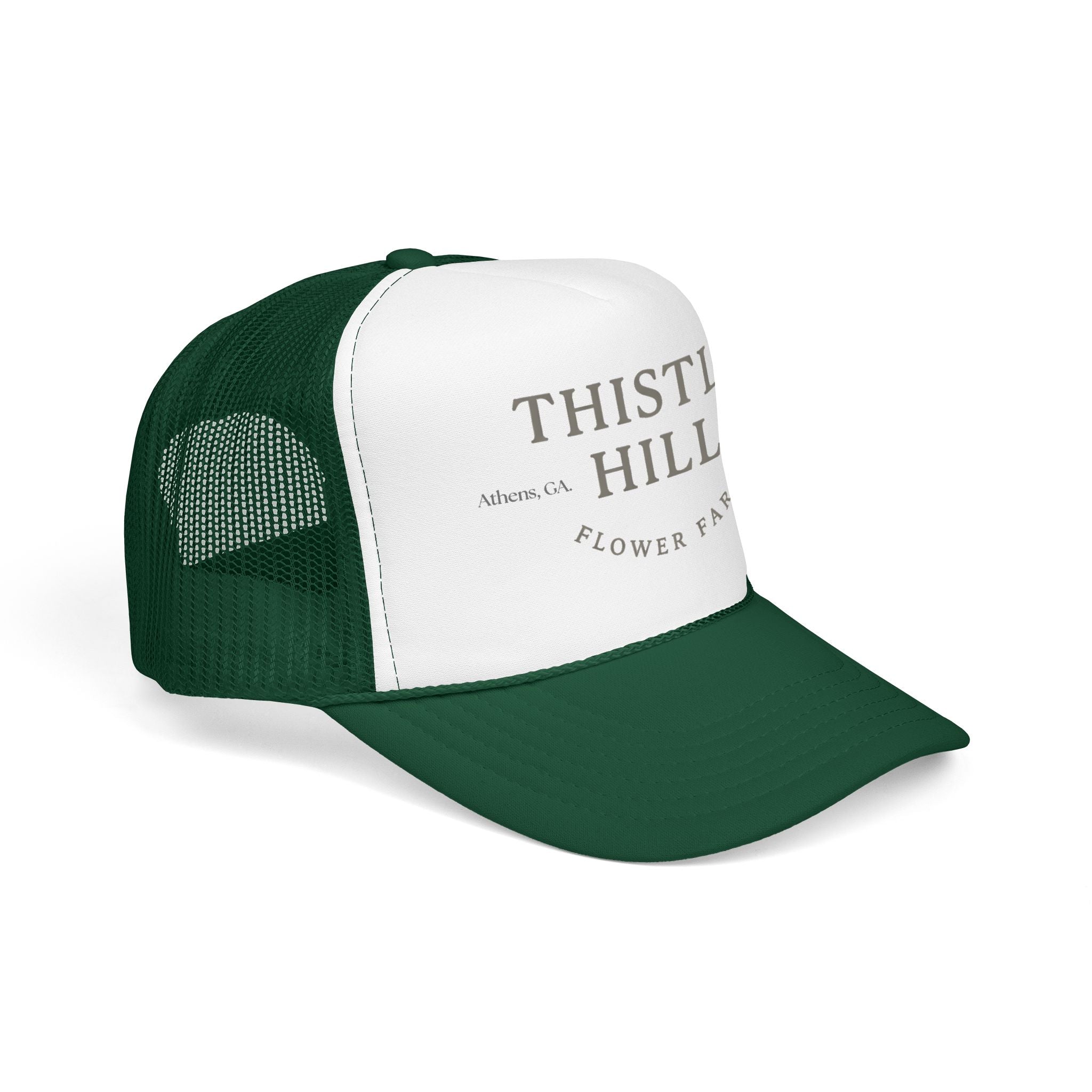 Thistle Hill Flower Farm Foam Trucker Hat (GREY)