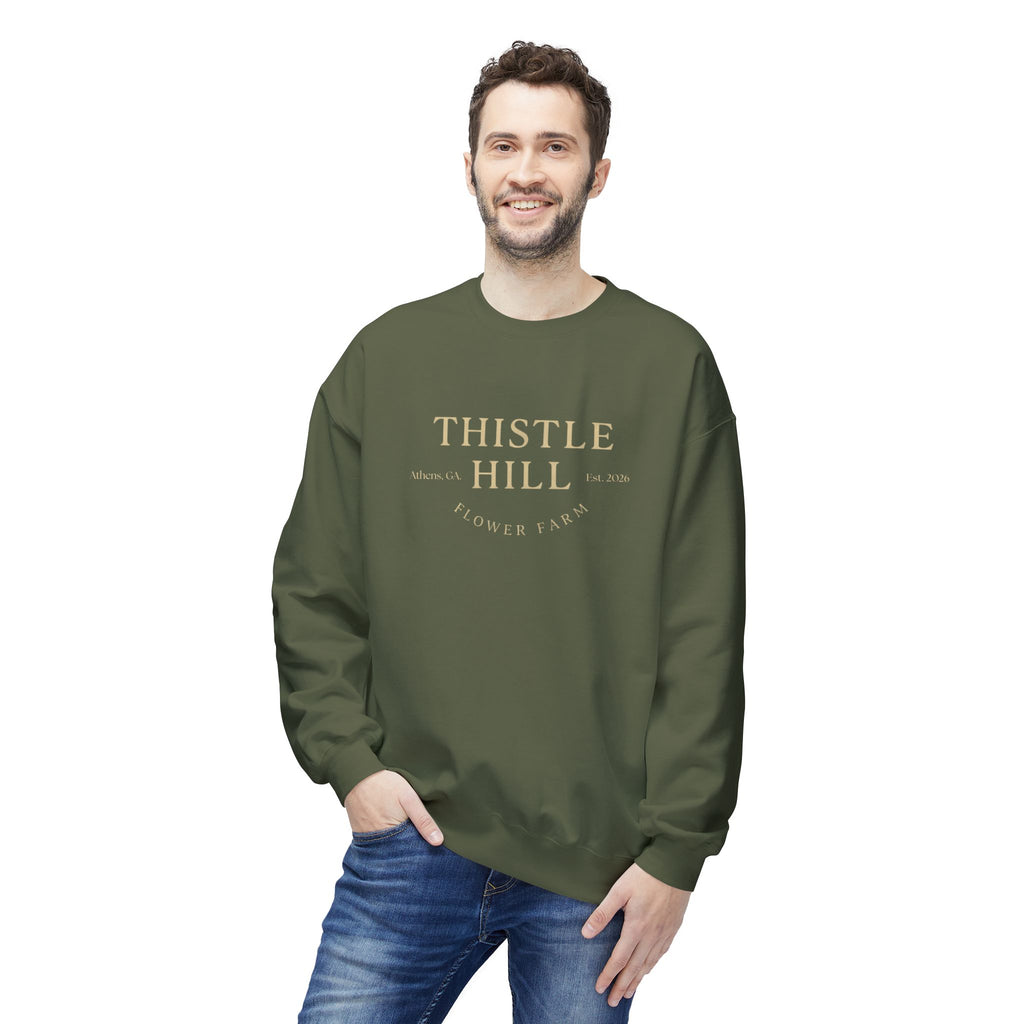Midweight Softstyle Fleece Crewneck Sweatshirt (TAN)