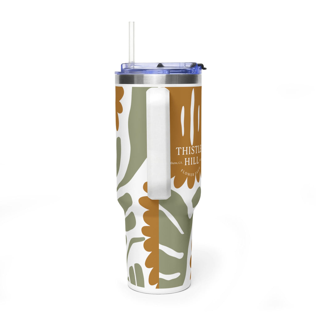40oz Thermal Tumbler — Modern Marigold Insulated Travel Cup