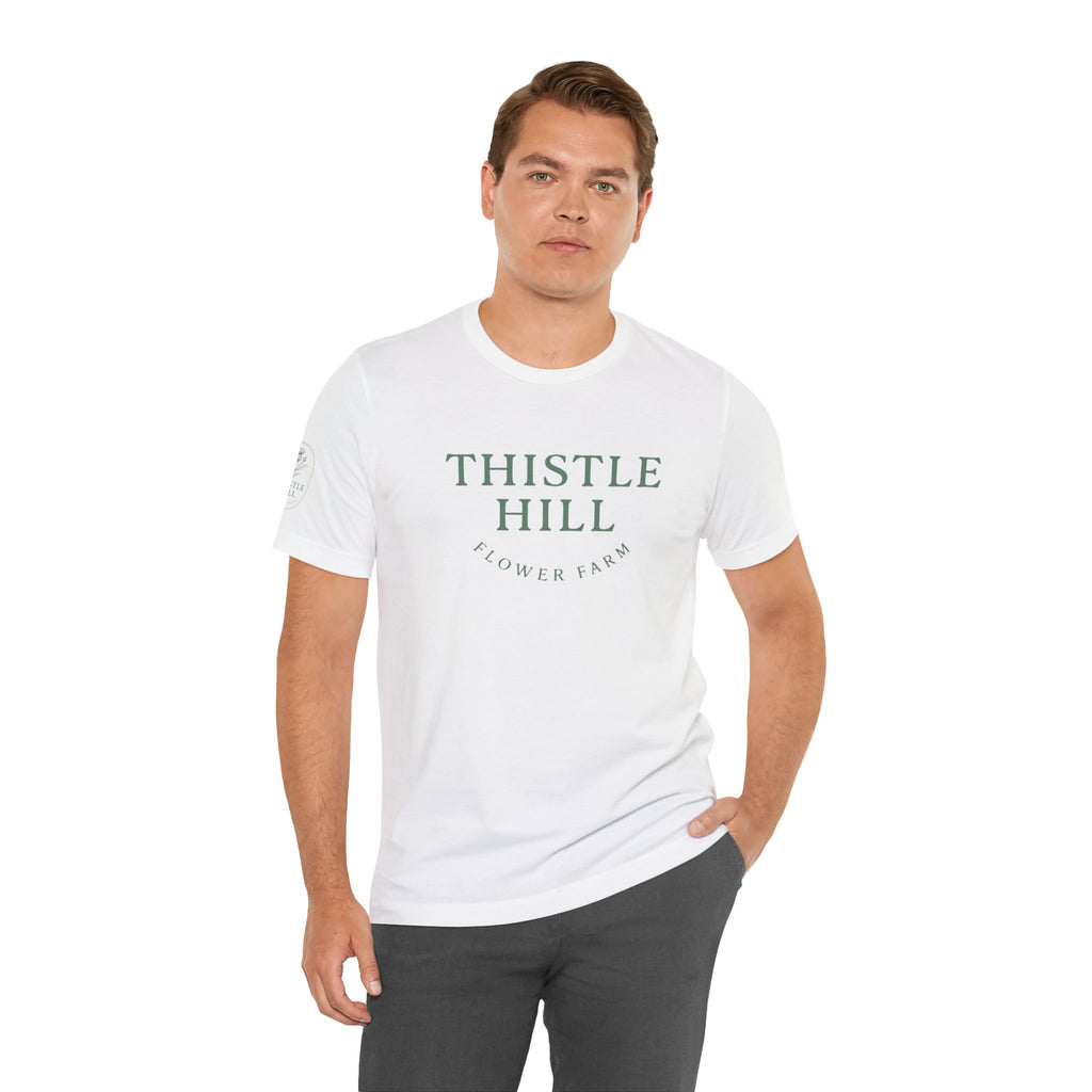 Thistle Hill Flower Farm Tee — Vintage Garden Logo T‑Shirt