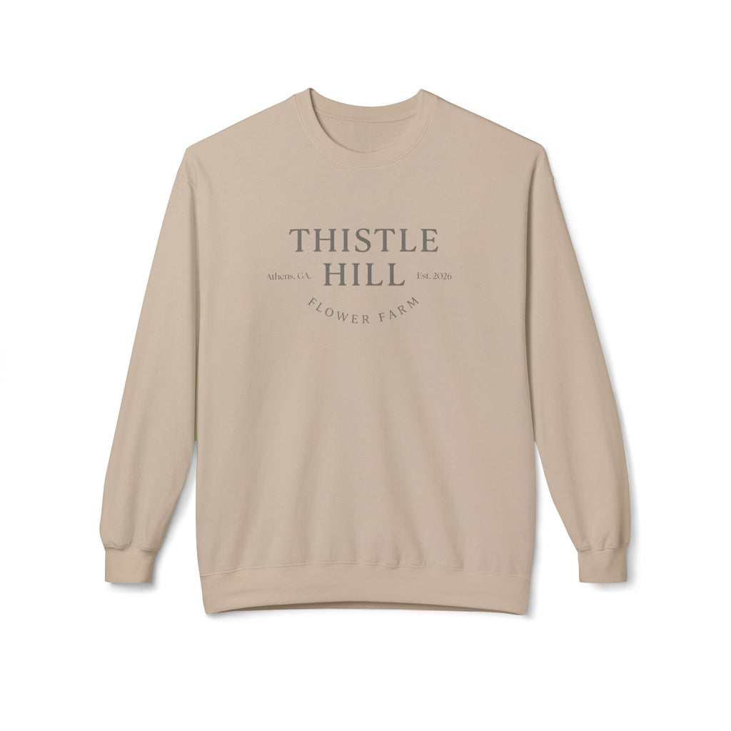 Midweight Softstyle Fleece Crewneck Sweatshirt (GREY)