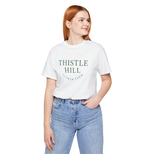 Thistle Hill Flower Farm Tee — Vintage Garden Logo T‑Shirt