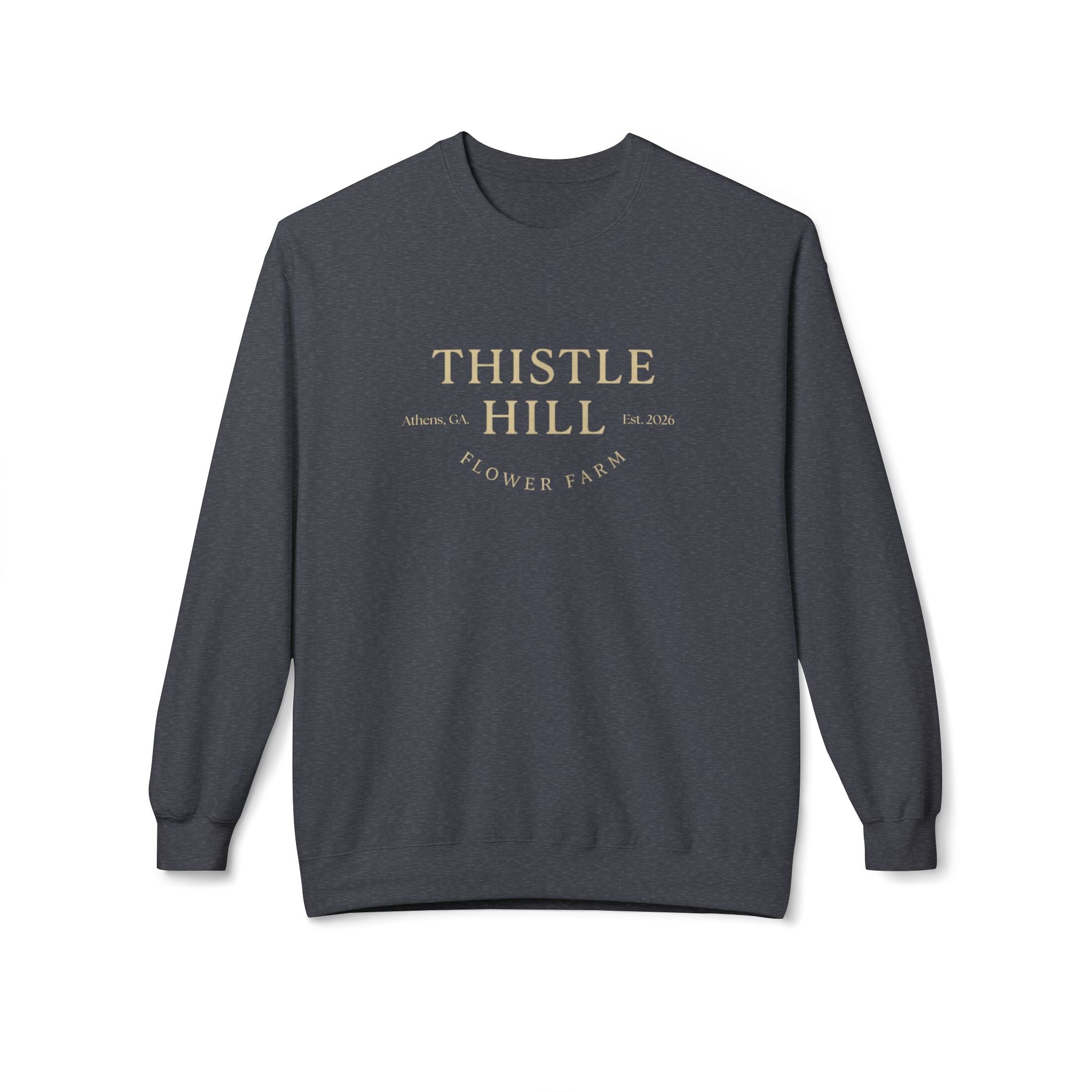 Midweight Softstyle Fleece Crewneck Sweatshirt (TAN)