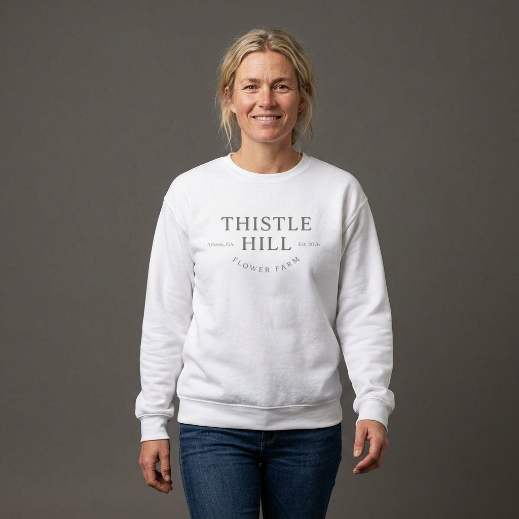 Midweight Softstyle Fleece Crewneck Sweatshirt (GREY)