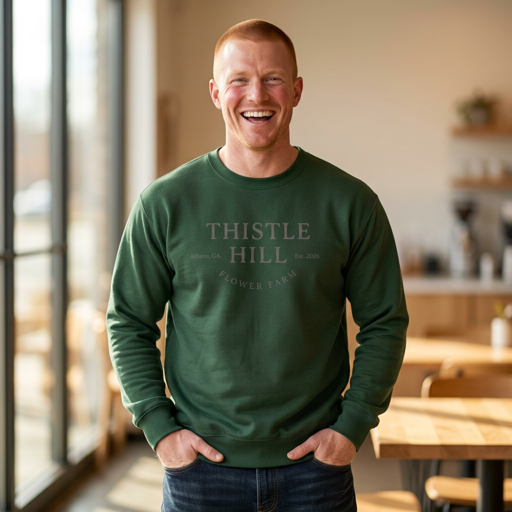 Midweight Softstyle Fleece Crewneck Sweatshirt (GREY)