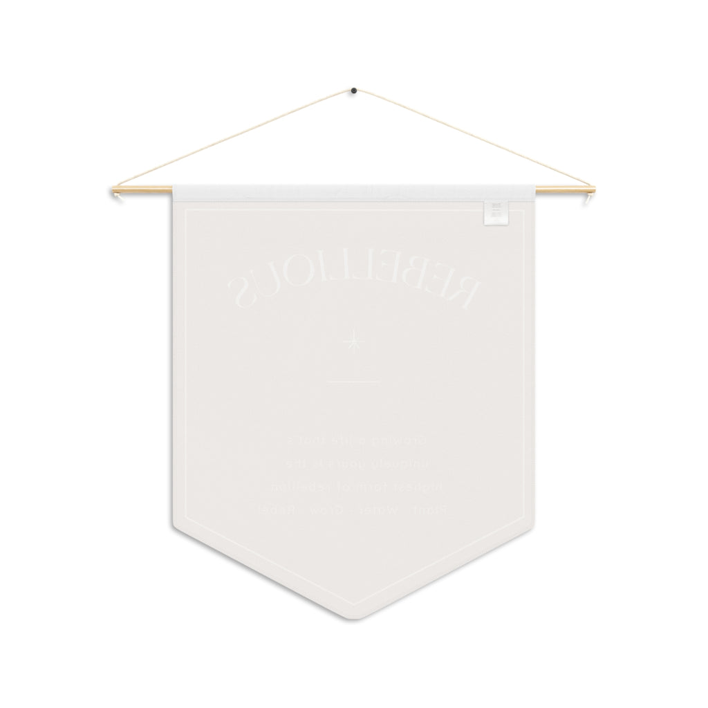 Rebellious Pennant Wall Banner