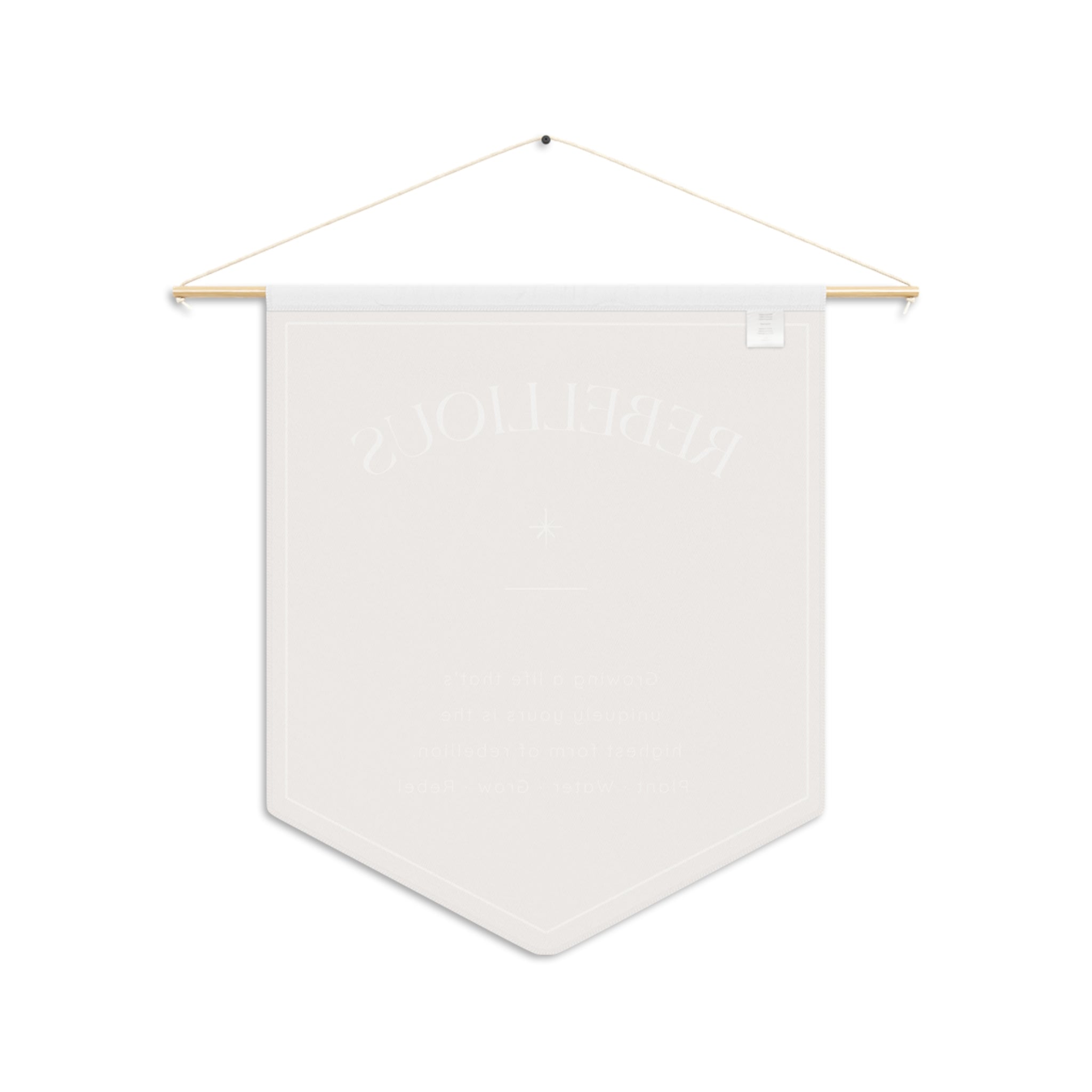 Rebellious Pennant Wall Banner