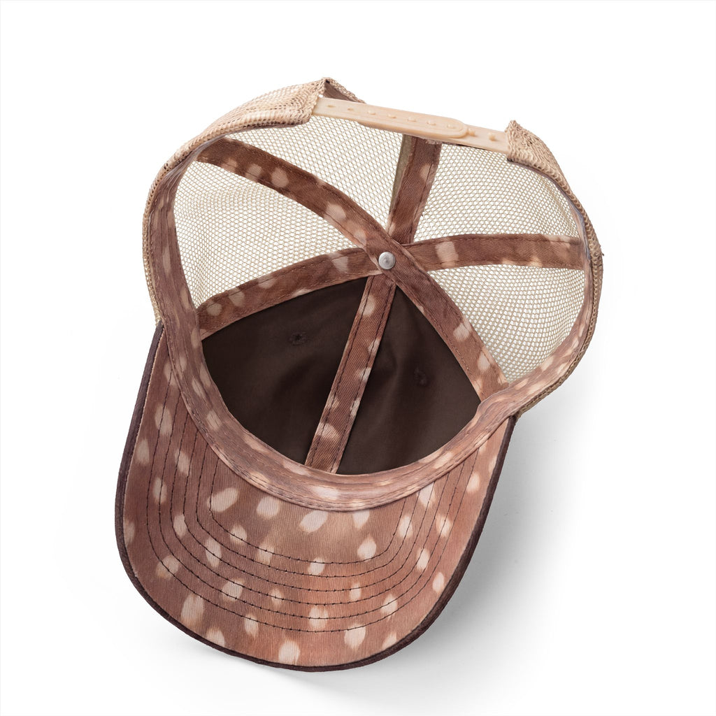 Women's Washed Mesh-Back Cap (White)