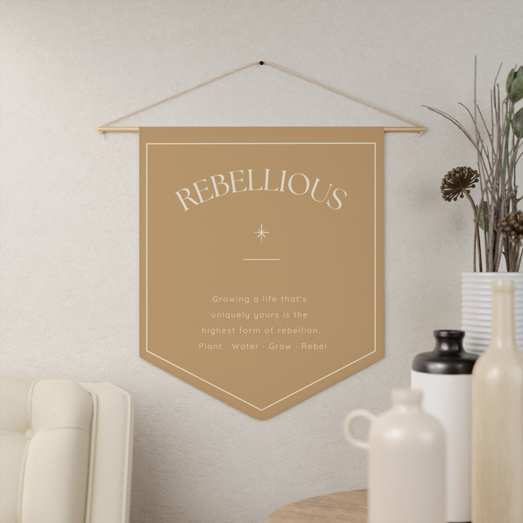 Rebellious Pennant Wall Banner