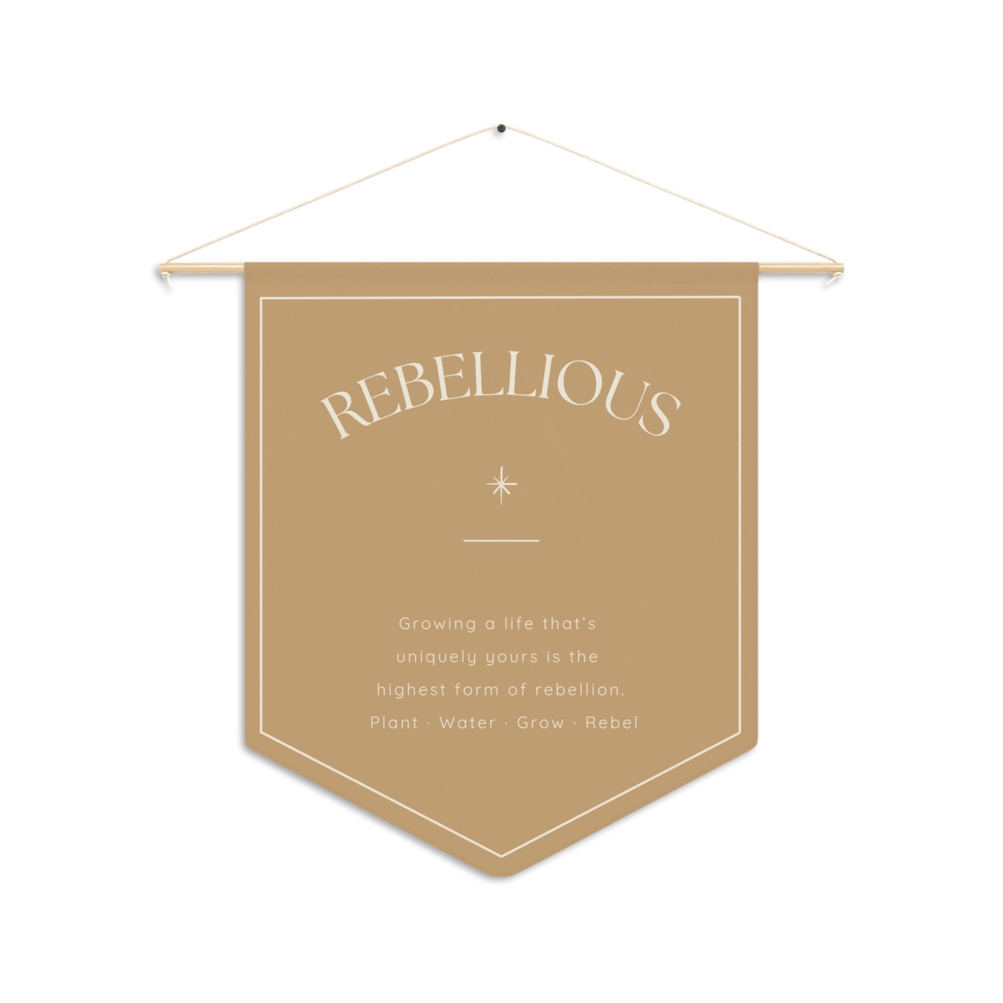 Rebellious Pennant Wall Banner