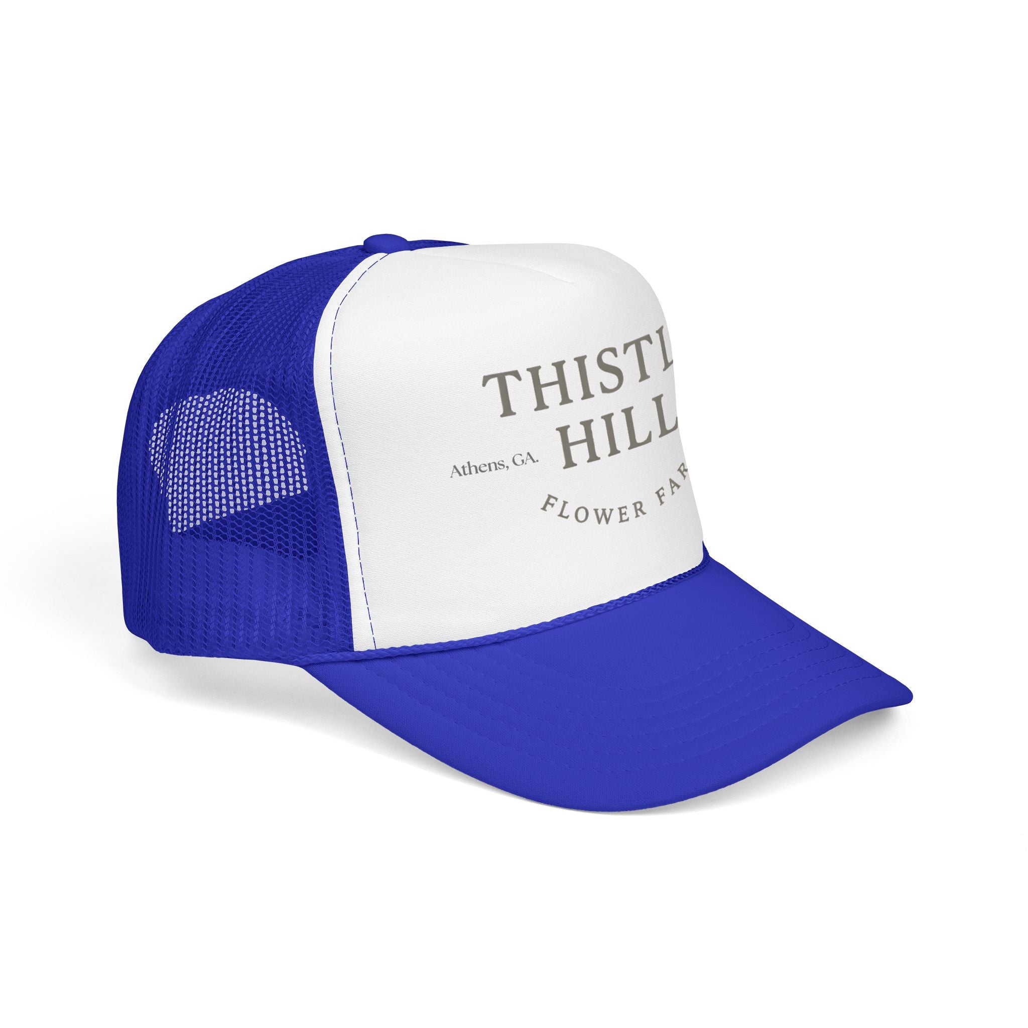 Thistle Hill Flower Farm Foam Trucker Hat (GREY)