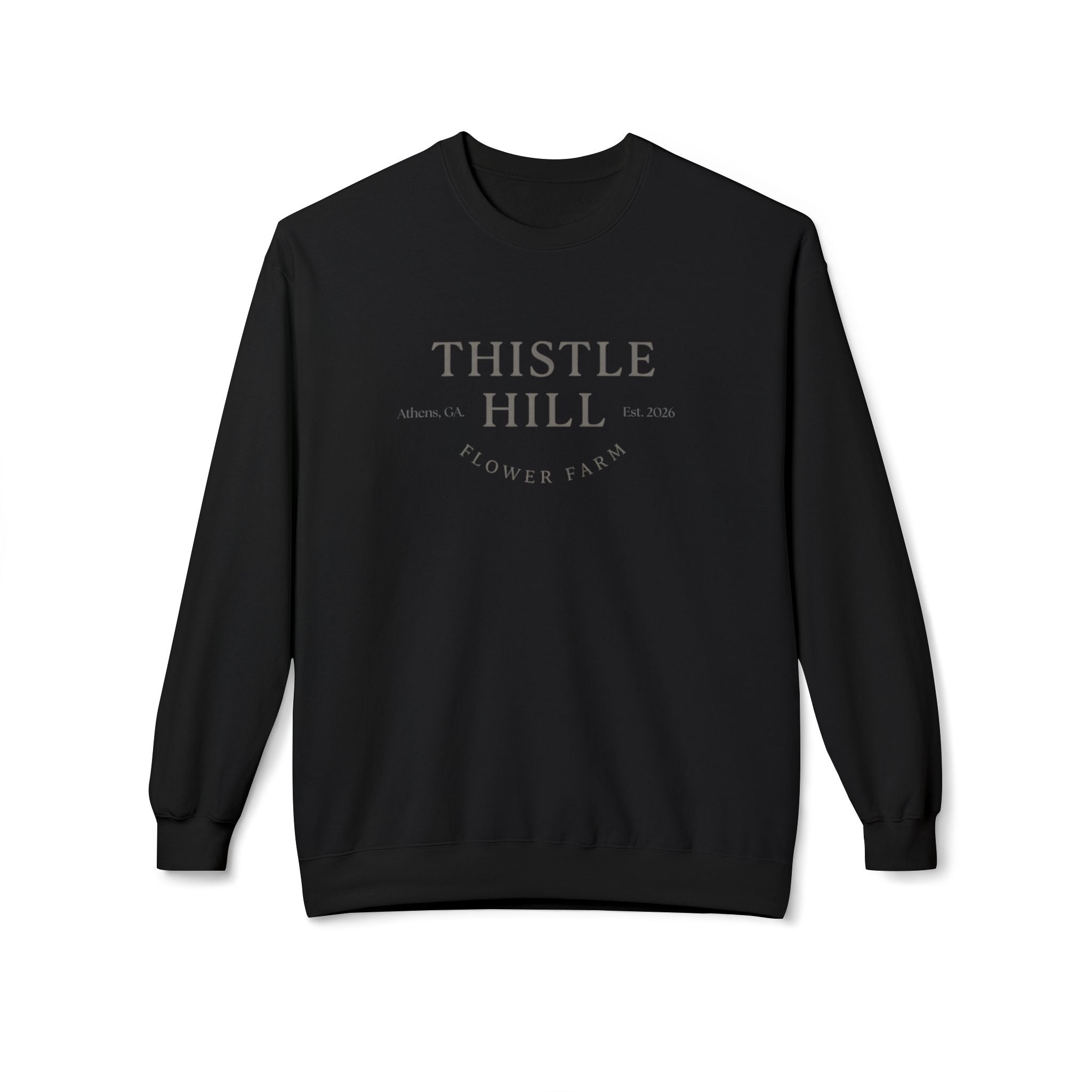 Midweight Softstyle Fleece Crewneck Sweatshirt (GREY)