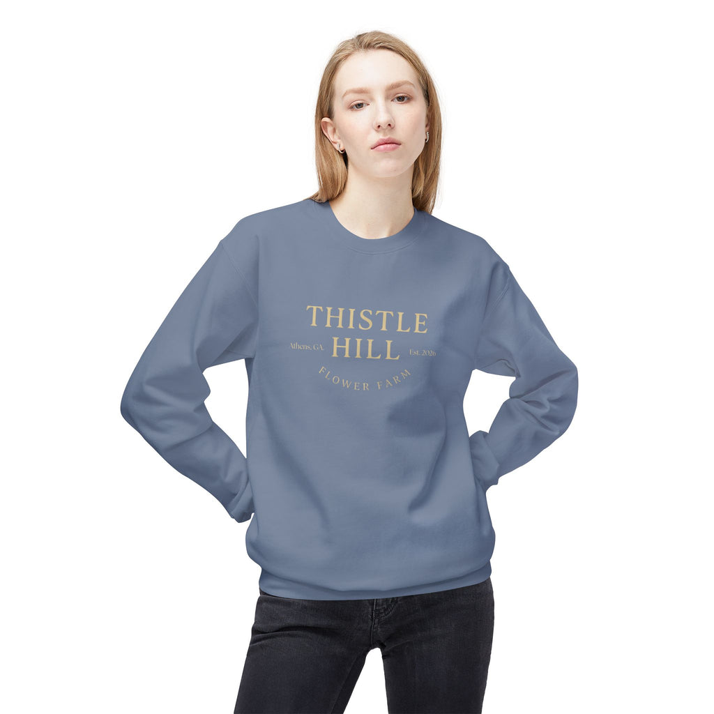 Midweight Softstyle Fleece Crewneck Sweatshirt (TAN)