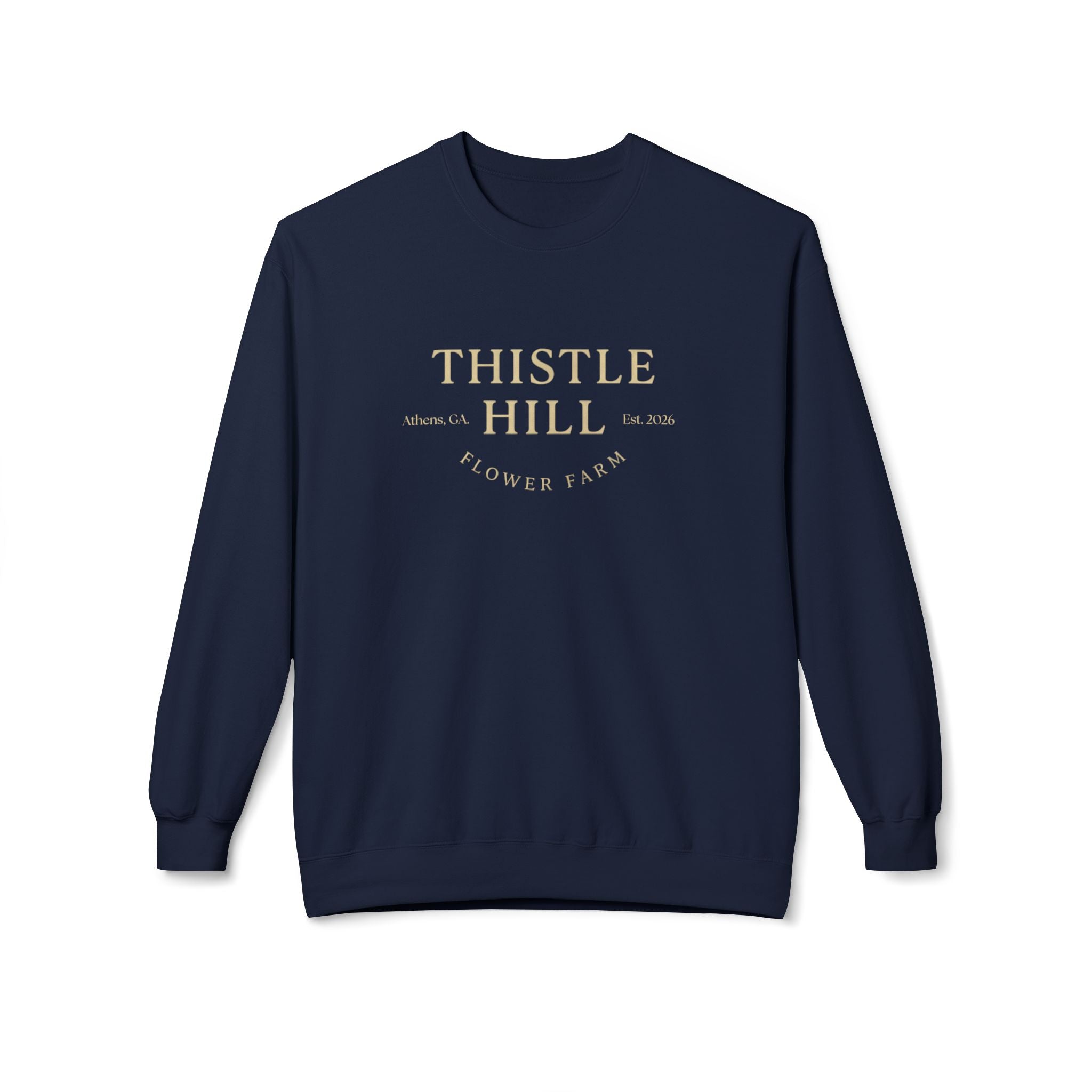 Midweight Softstyle Fleece Crewneck Sweatshirt (TAN)