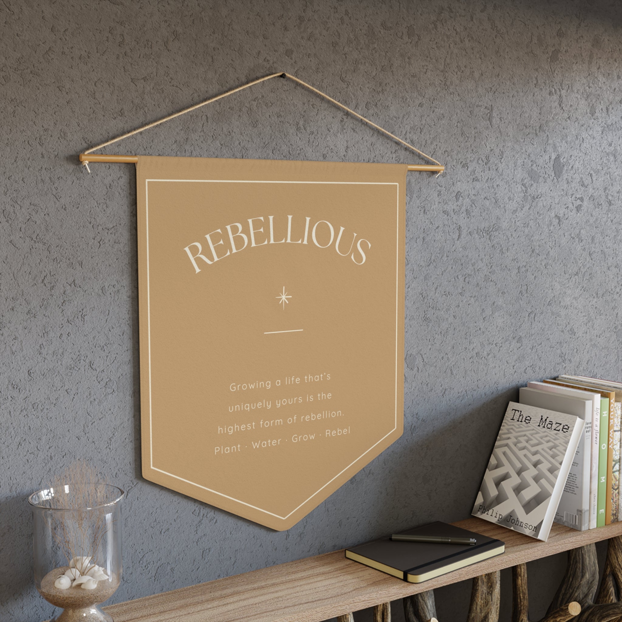 Rebellious Pennant Wall Banner