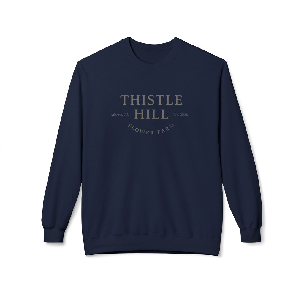 Midweight Softstyle Fleece Crewneck Sweatshirt (GREY)