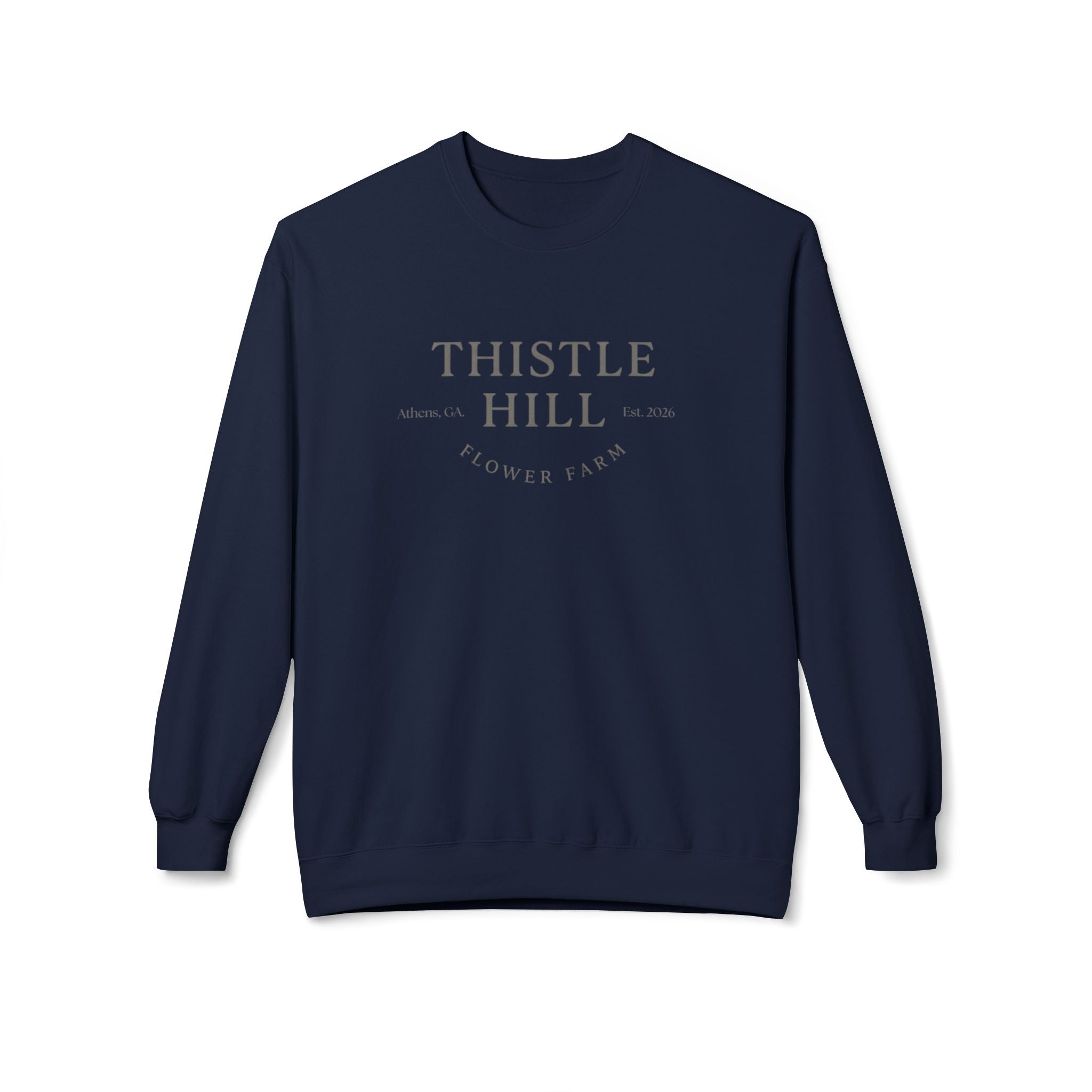 Midweight Softstyle Fleece Crewneck Sweatshirt (GREY)
