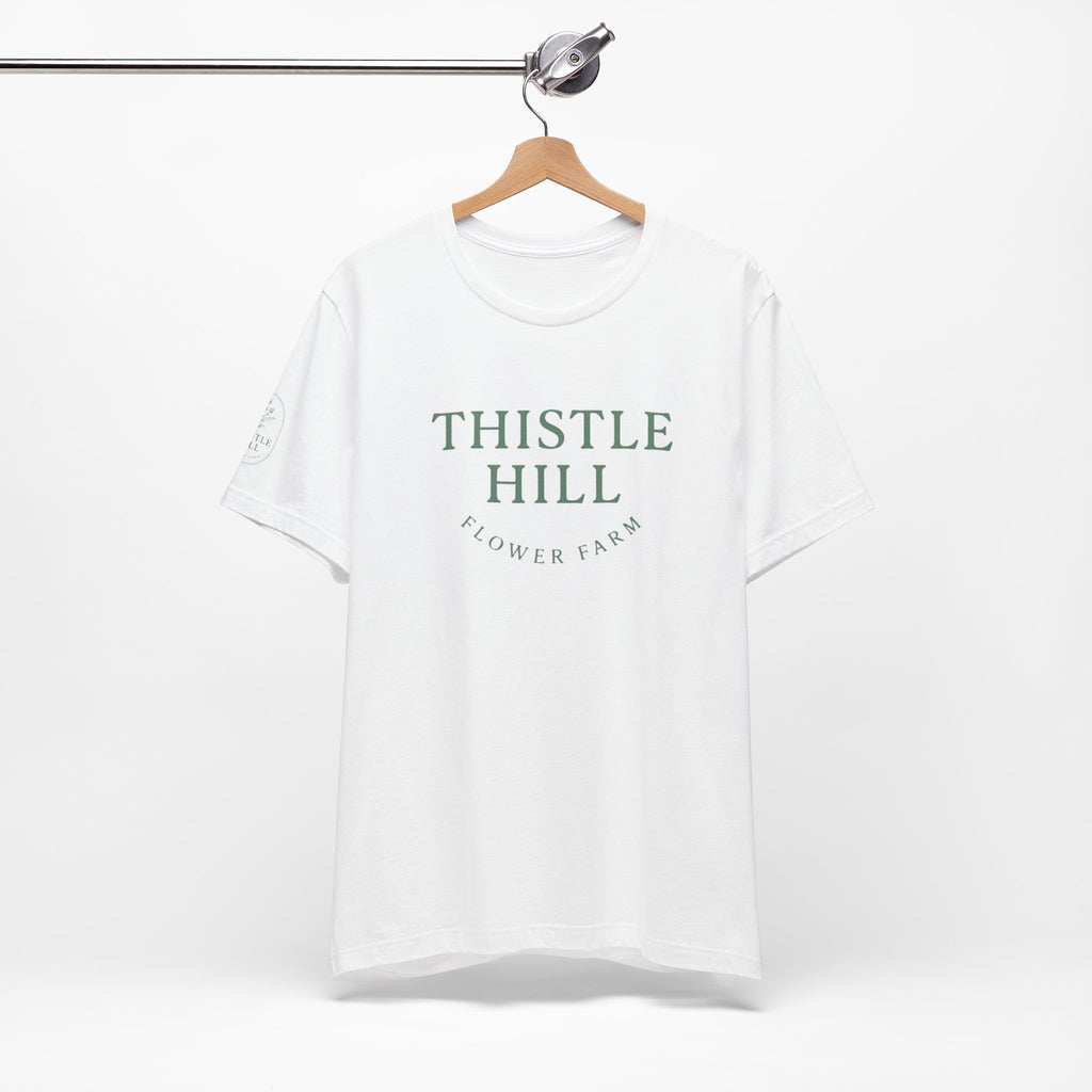 Thistle Hill Flower Farm Tee — Vintage Garden Logo T‑Shirt