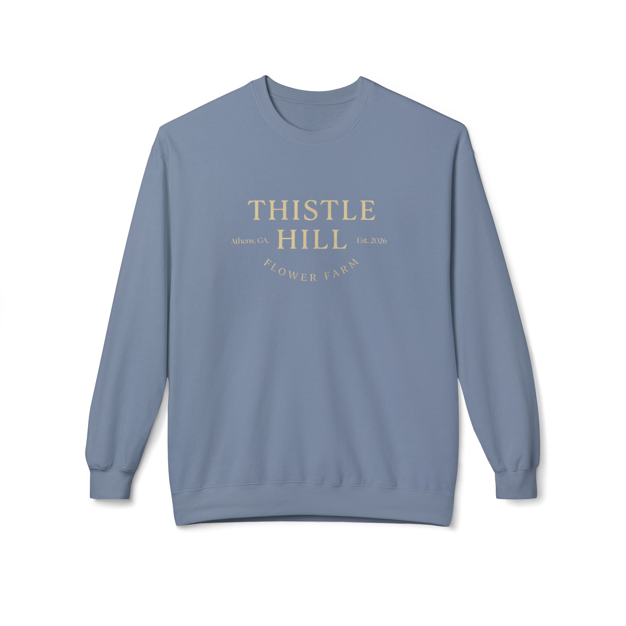 Midweight Softstyle Fleece Crewneck Sweatshirt (TAN)