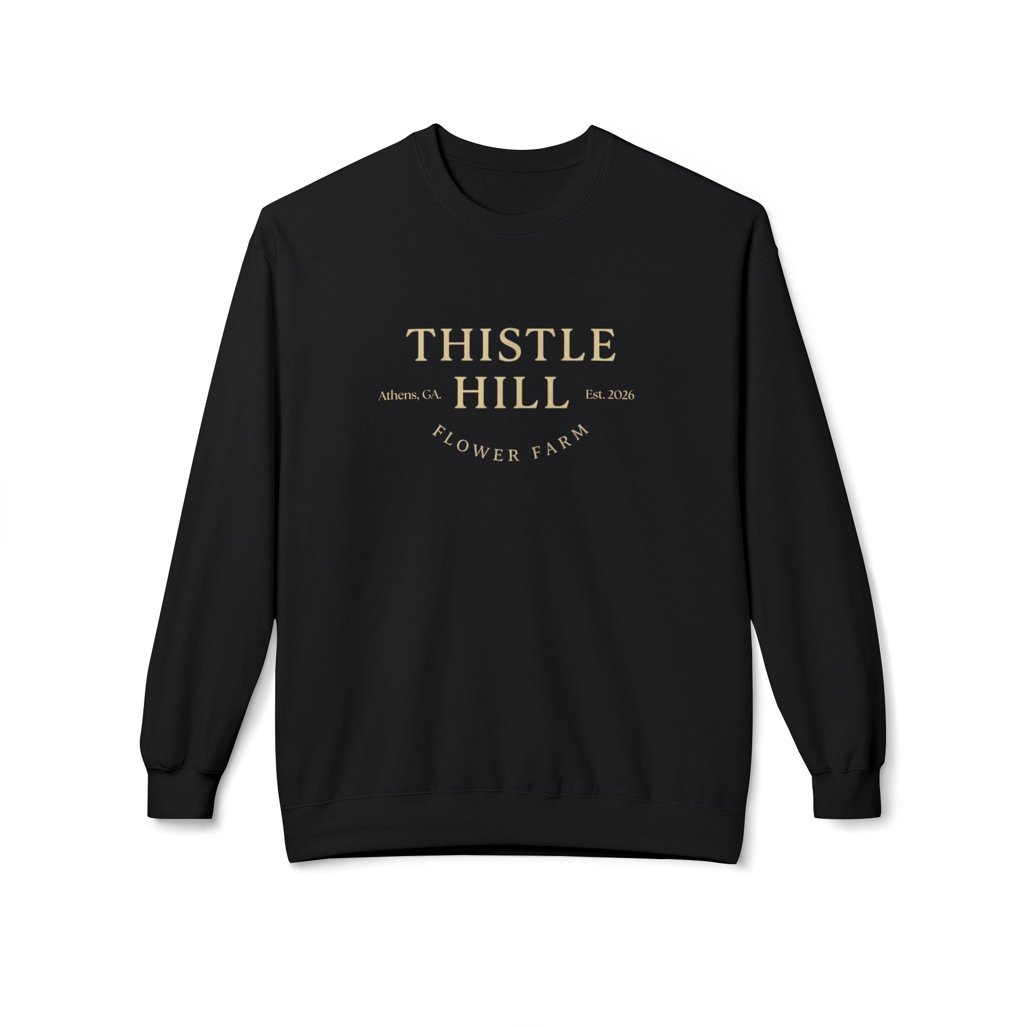 Midweight Softstyle Fleece Crewneck Sweatshirt (TAN)