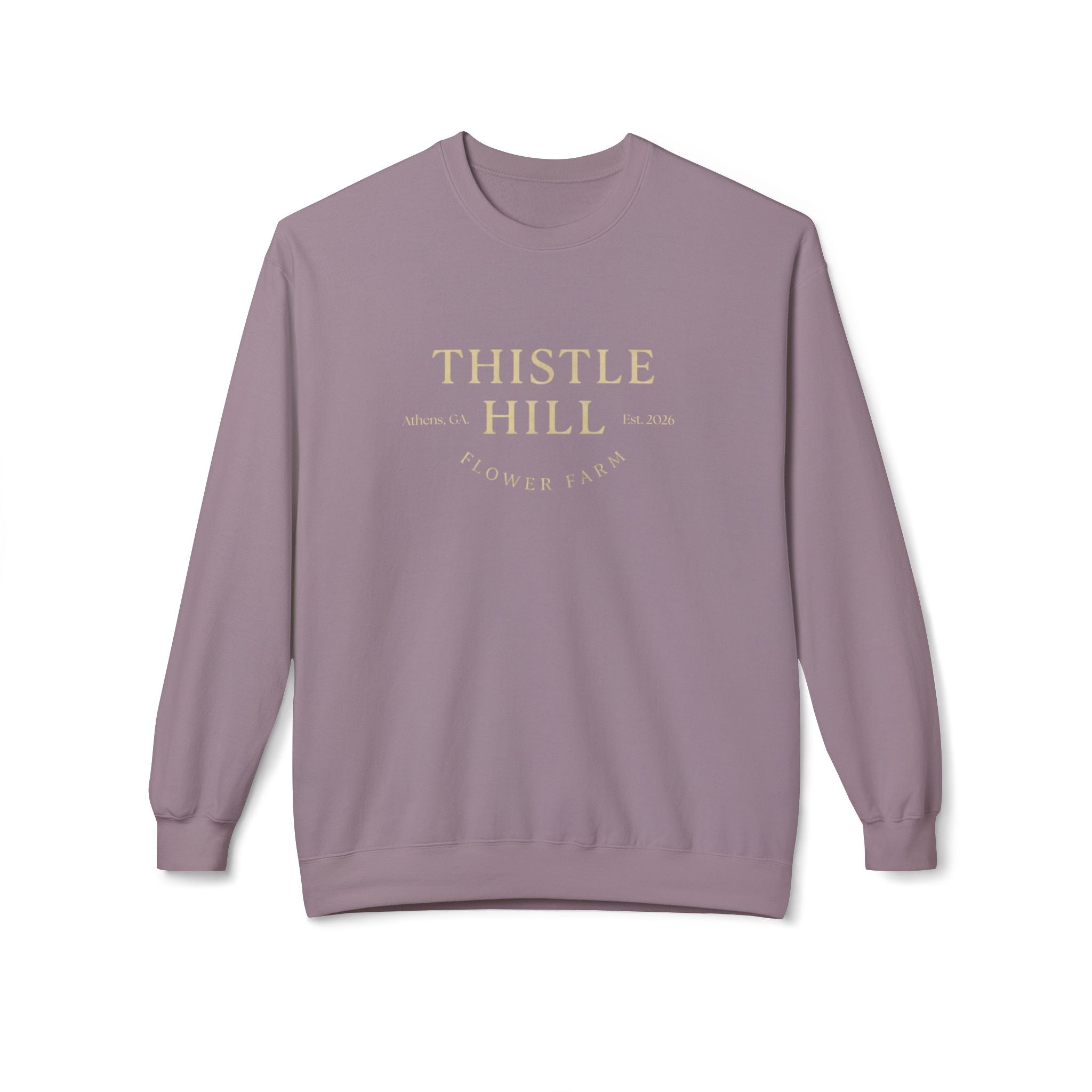 Midweight Softstyle Fleece Crewneck Sweatshirt (TAN)