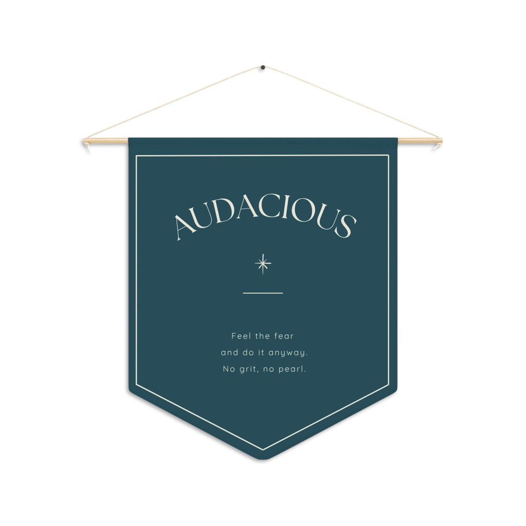 Audacious Pennant Wall Banner