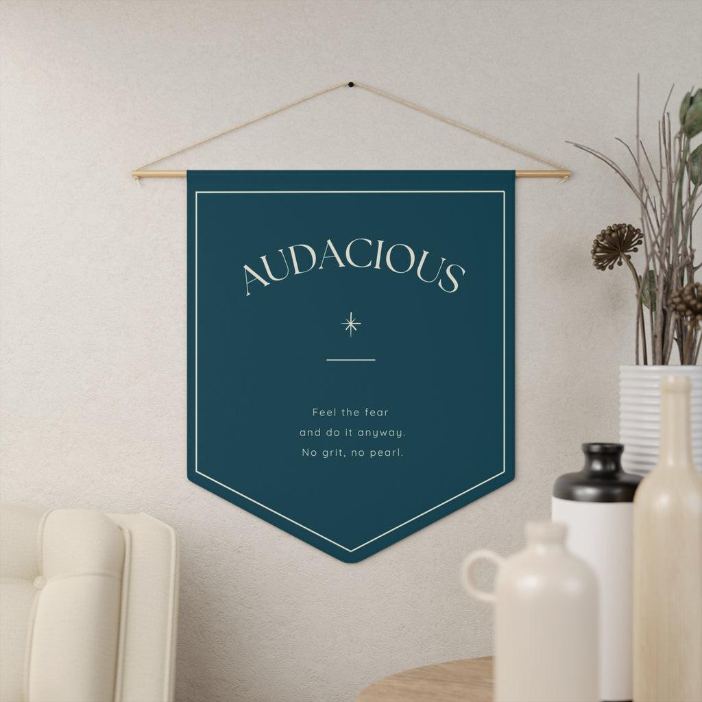Audacious Pennant Wall Banner