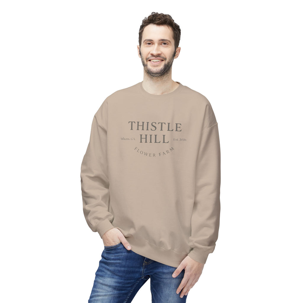 Midweight Softstyle Fleece Crewneck Sweatshirt (GREY)