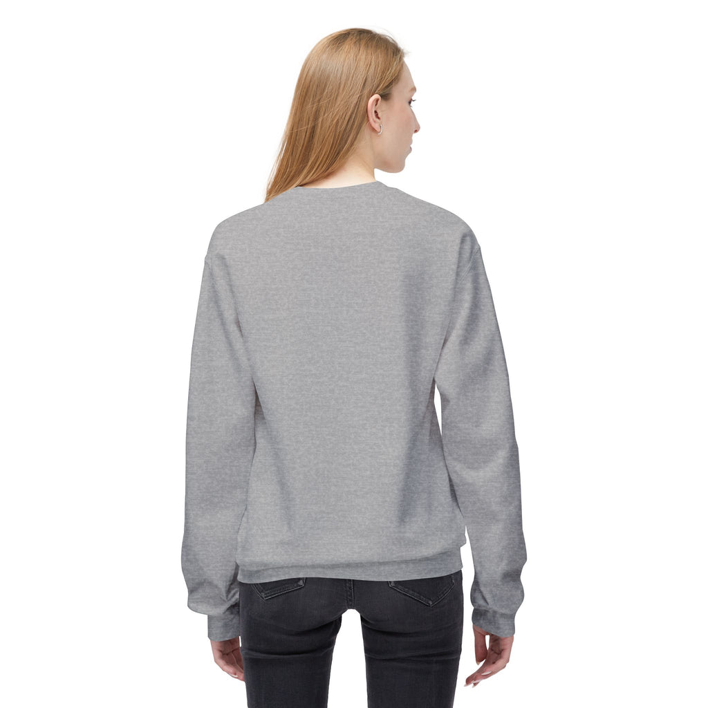 Midweight Softstyle Fleece Crewneck Sweatshirt (white)
